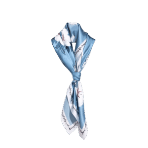 100% Mulberry Silk Floral Silk Square Scarf 90x90cm