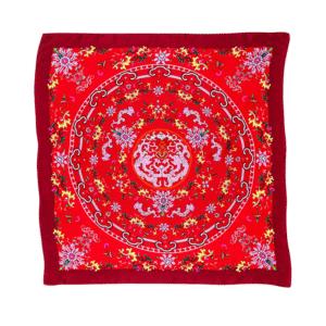 Mulberry Silk Elegant Square Scarf Fate of Fortune 90x90cm