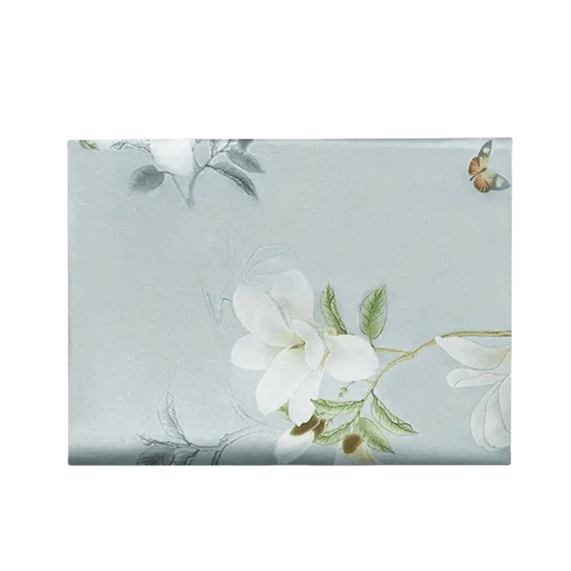 100% Mulberry Silk Luxurious Shawl Scarf with Vibrant Print 170x53cm