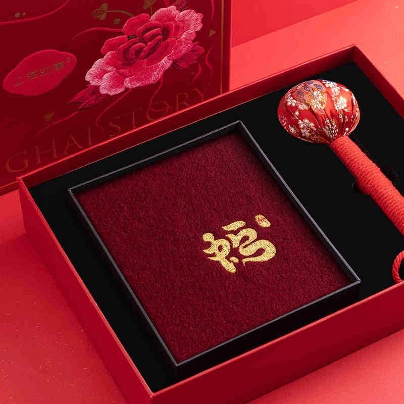 Chinese New Year Winter Wool Scarf Health & Wellness Gift - Image 2