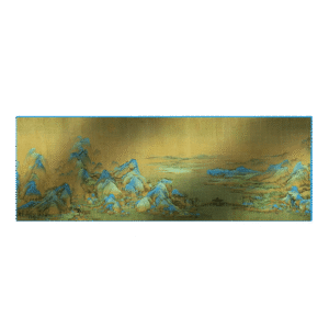 Mulberry Silk Chinese Painting Design Long Scarf 176x52cm